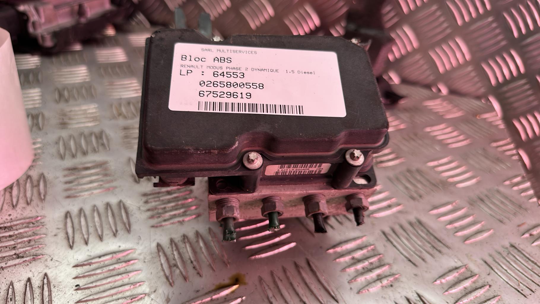 Blocco ABS (antibloccaggio freni) RENAULT MODUS PHASE 2 Diésel - 1