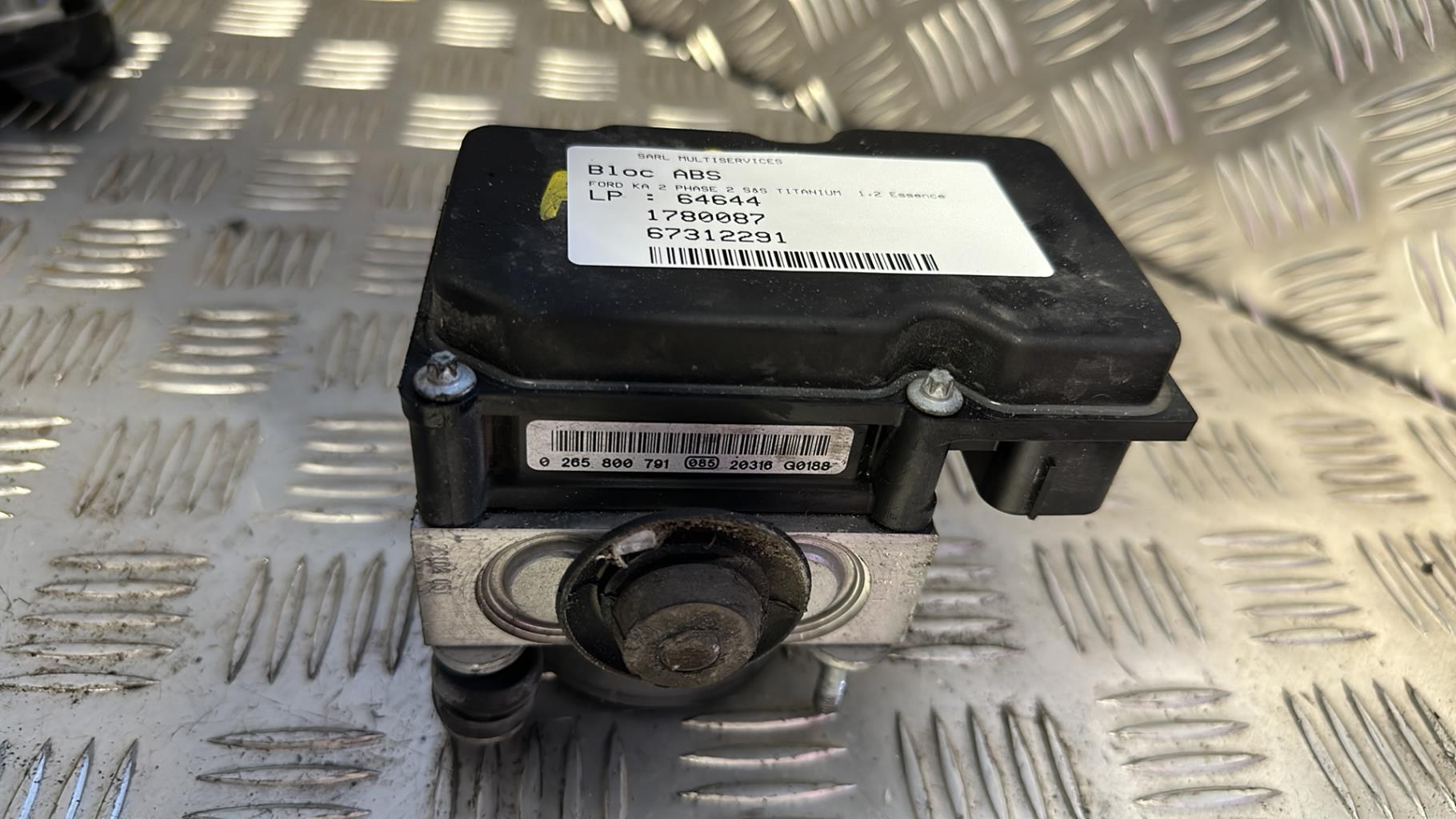 Blocco ABS (antibloccaggio freni) FORD KA 2 PHASE 2 Gasolina - 1
