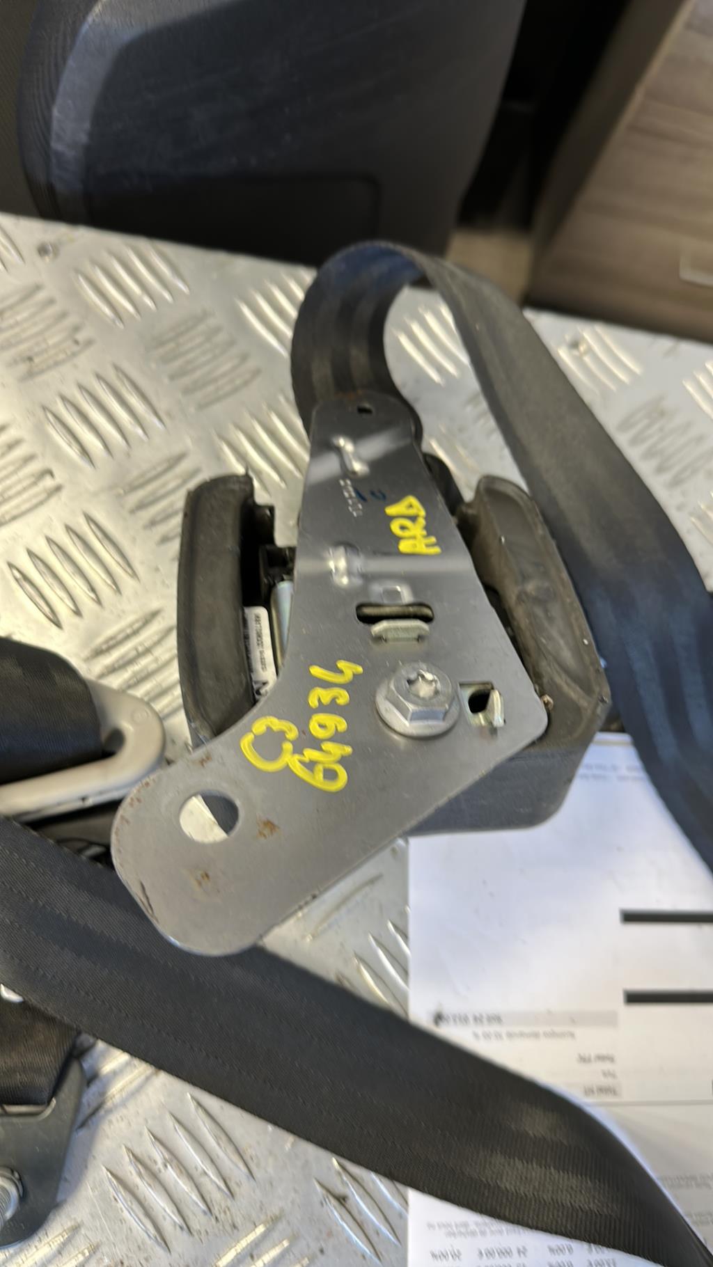 Cintura di sicurezza posteriore destra CITROEN C3 PICASSO PHASE 2 Diésel - 1