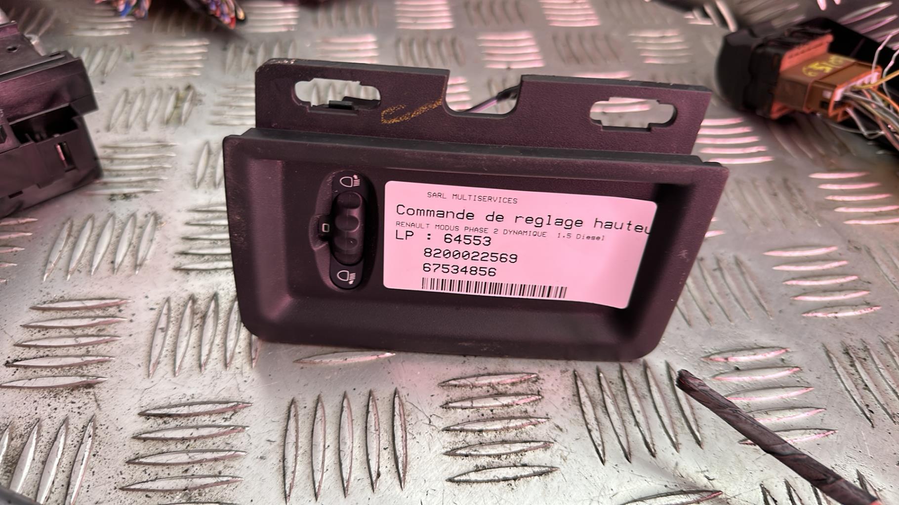 Commande de reglage hauteur de phare RENAULT MODUS PHASE 2 Diesel - 1