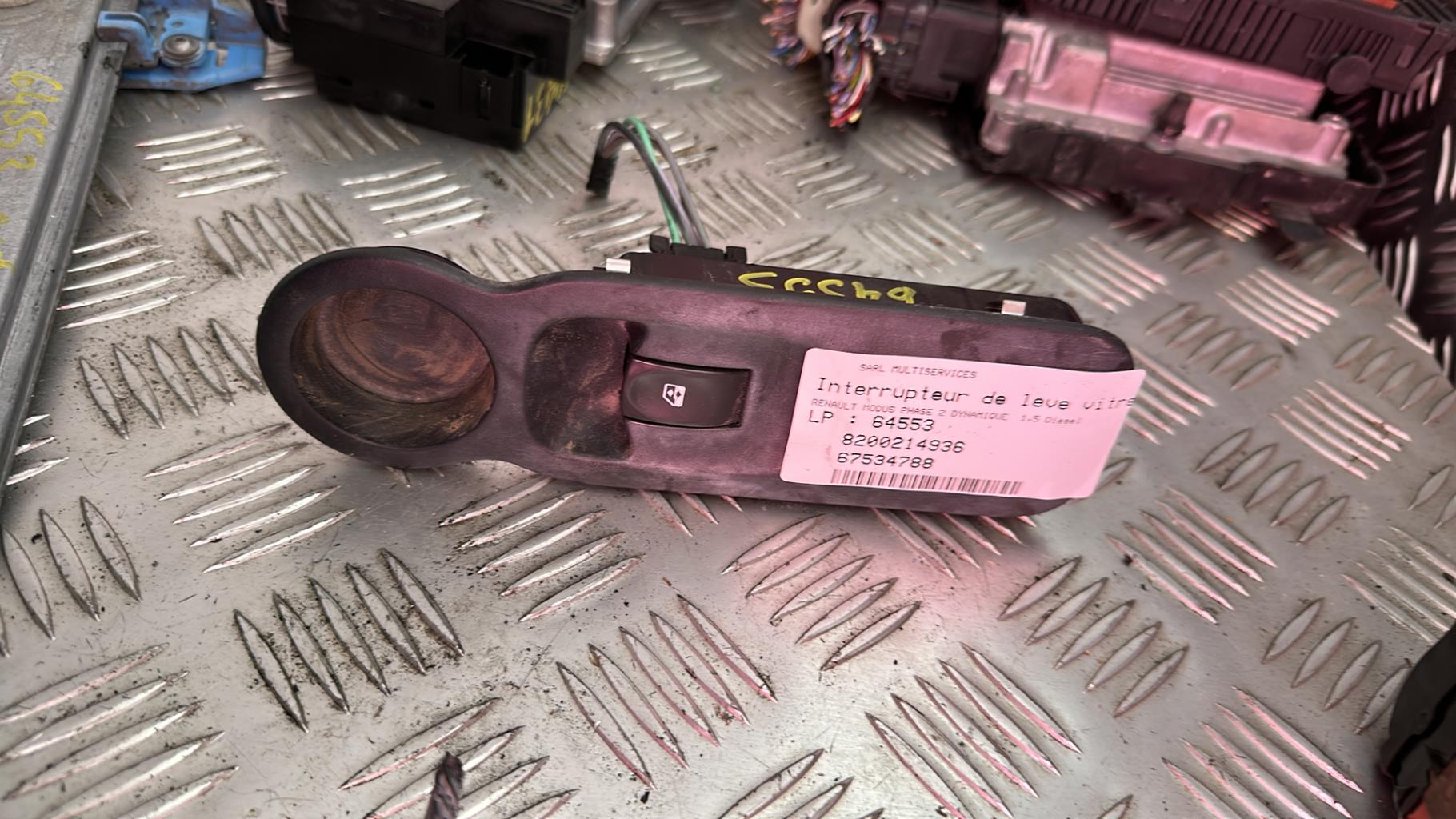 Interruttore lavacristalli anteriore destro RENAULT MODUS PHASE 2 Diésel - 1