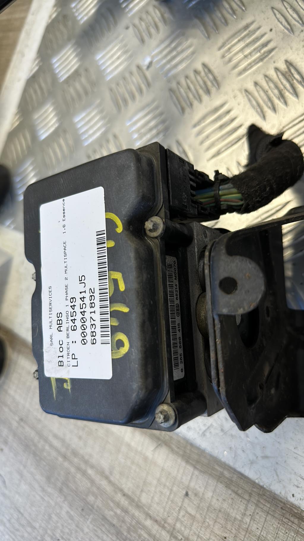 Blocco ABS (antibloccaggio freni) CITROEN BERLINGO 1 PHASE 2 Gasolina - 1