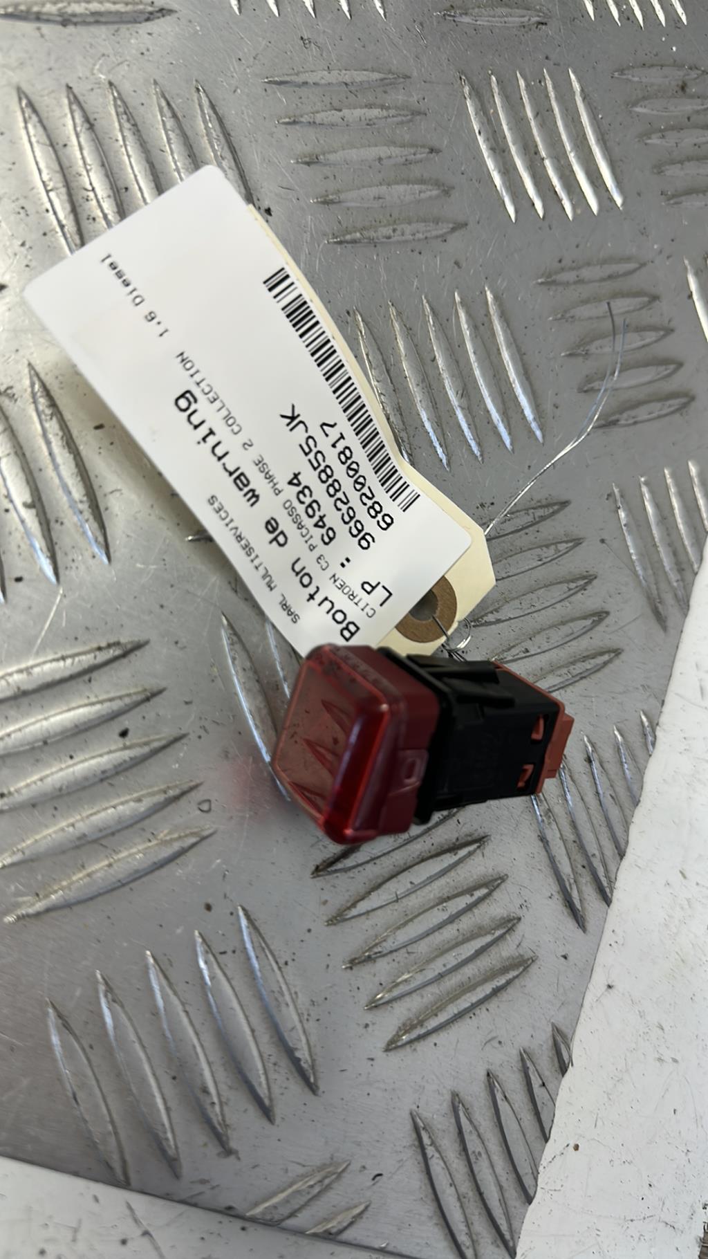 Bouton de warning CITROEN C3 PICASSO PHASE 2 Diesel - 1