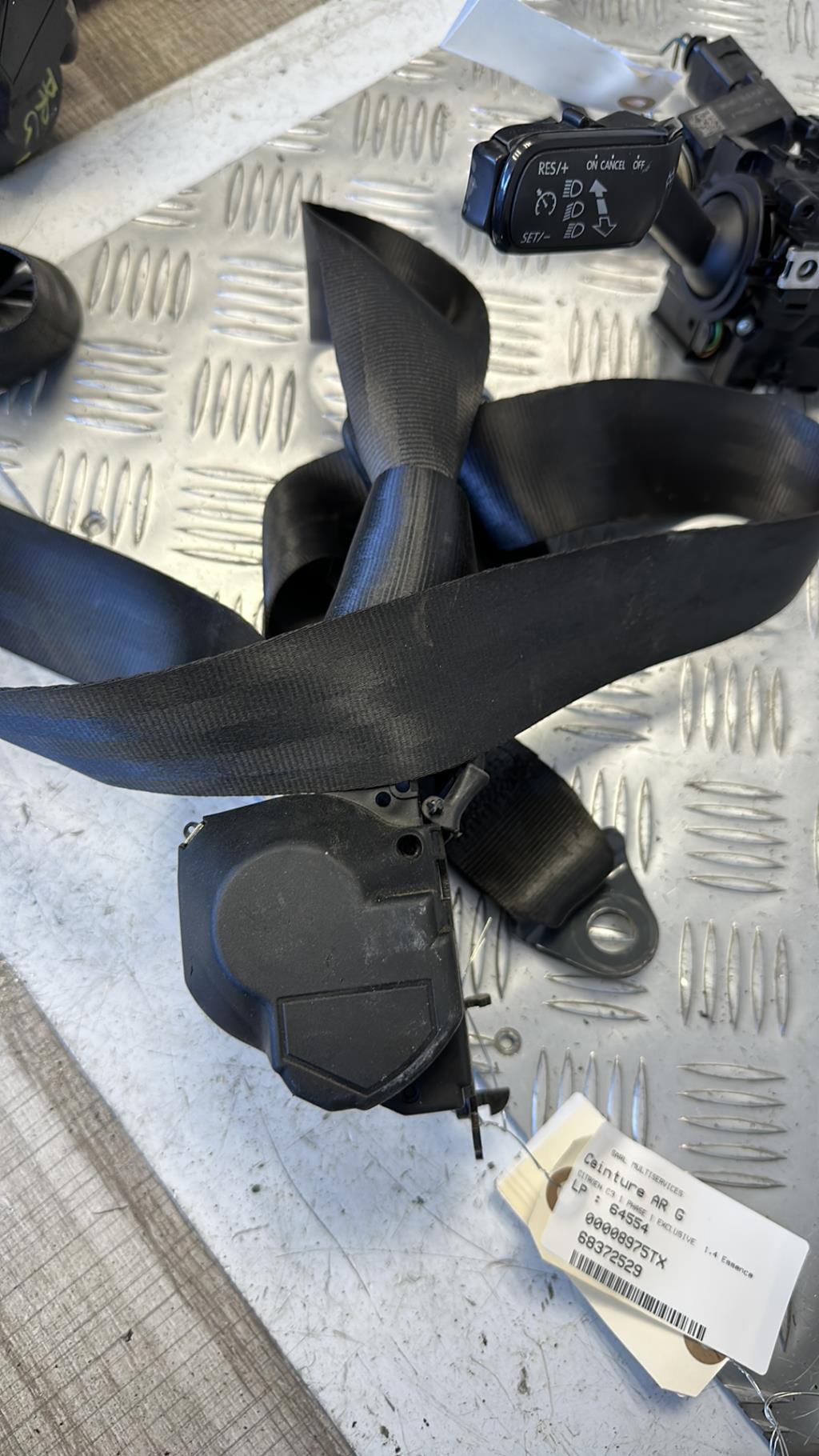 Cintura di sicurezza posteriore sinistra CITROEN C3 1 PHASE 1 Gasolina - 1
