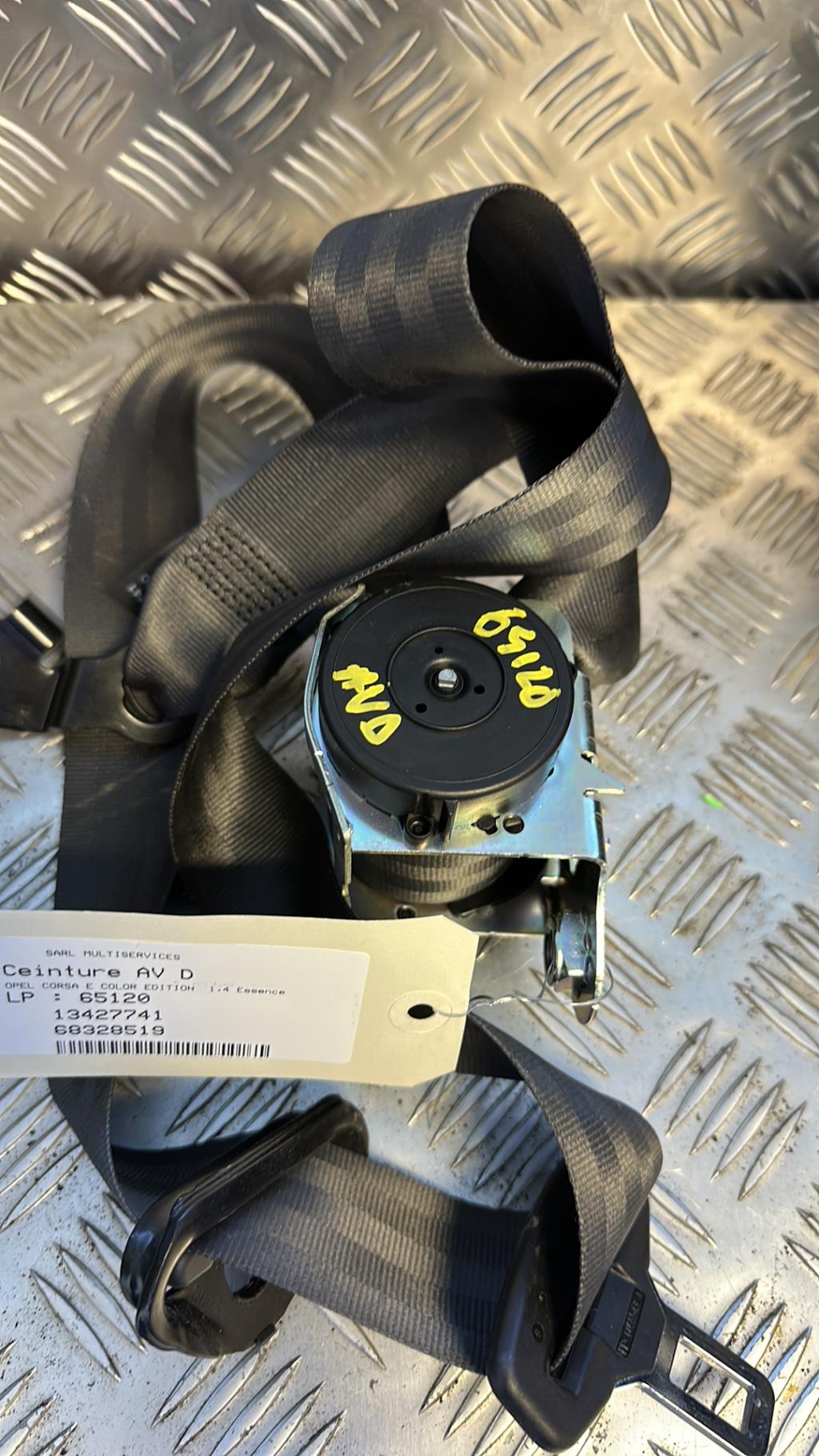 Ceinture avant droit OPEL CORSA E Essence - 1