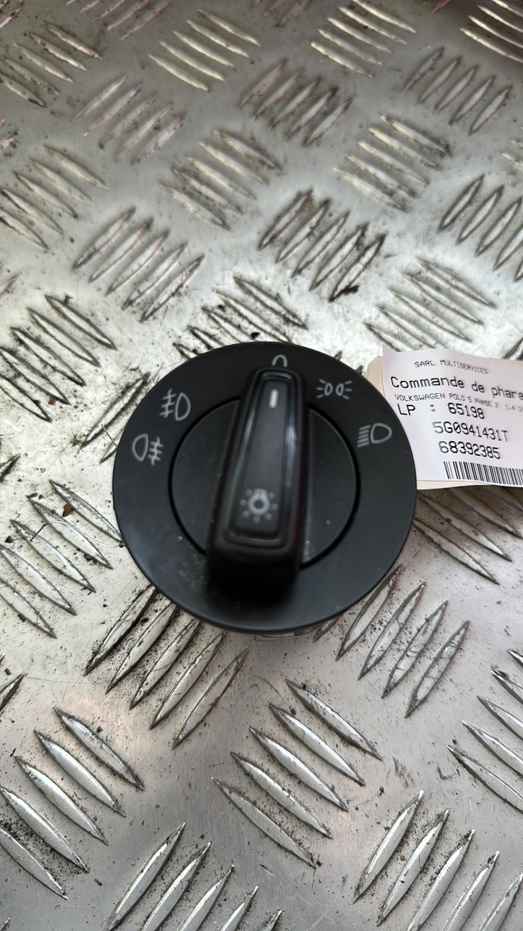 Commande de phare VOLKSWAGEN POLO 5 PHASE 2 Diesel - 1