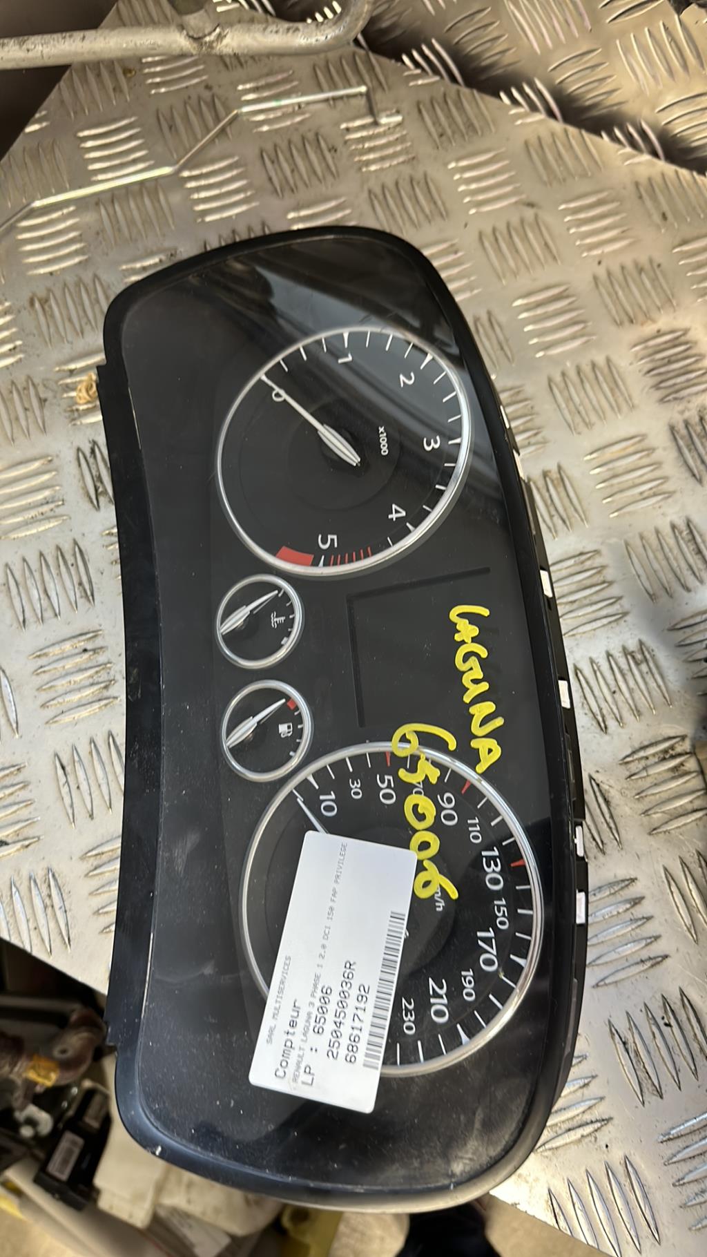 Compteur RENAULT LAGUNA 3 PHASE 1 Diesel - 1