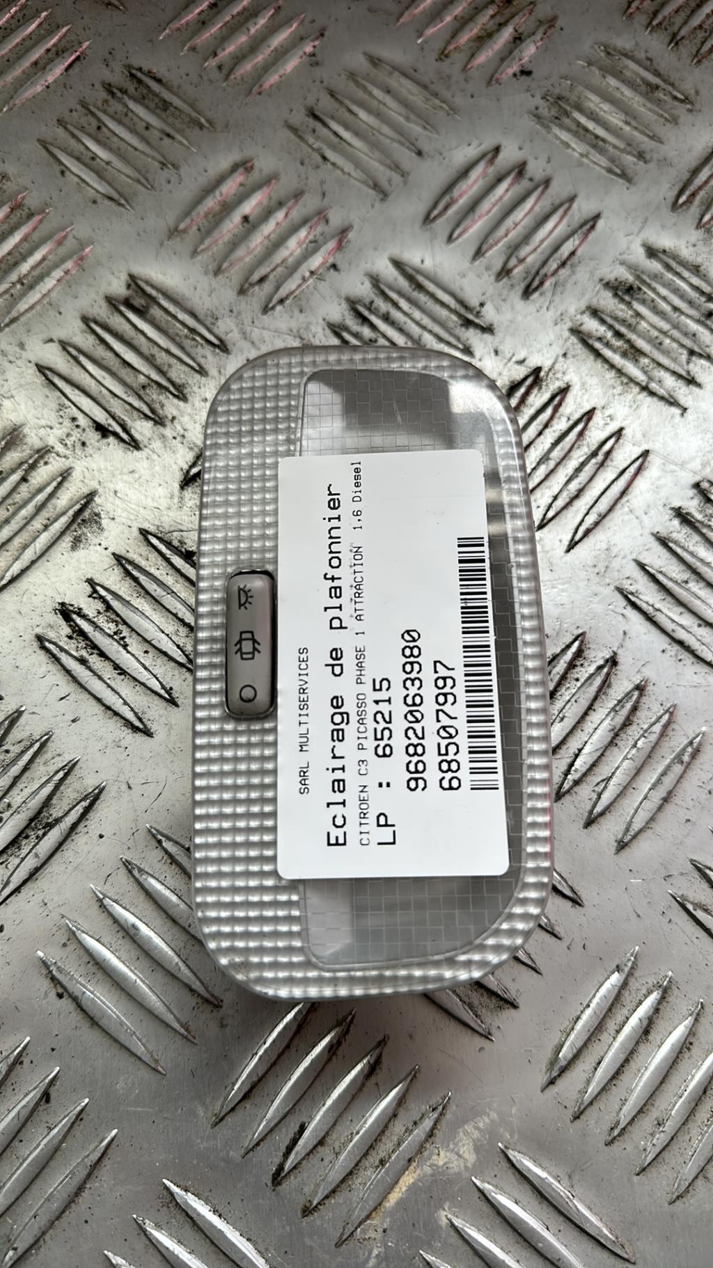 Eclairage de plafonnier CITROEN C3 PICASSO PHASE 1 Diesel - 1