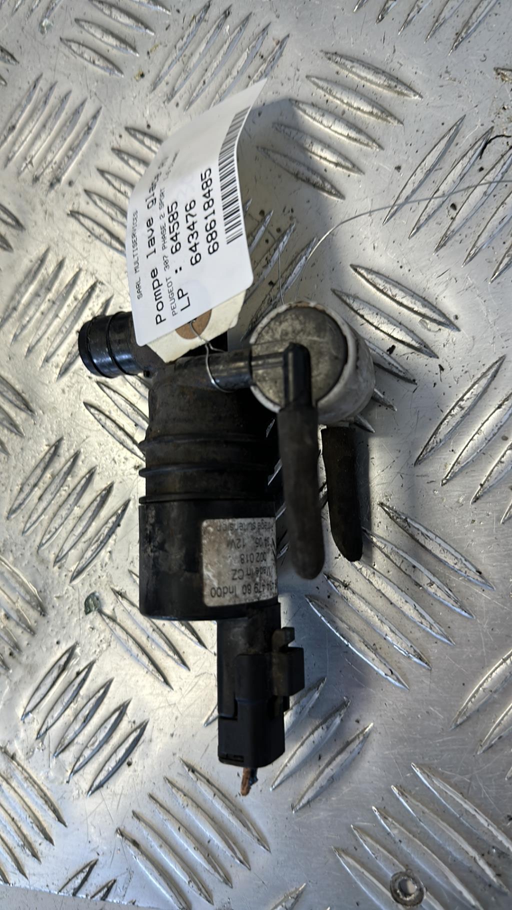 Pompa lavacristalli anteriore PEUGEOT 307 PHASE 2 Diésel - 1