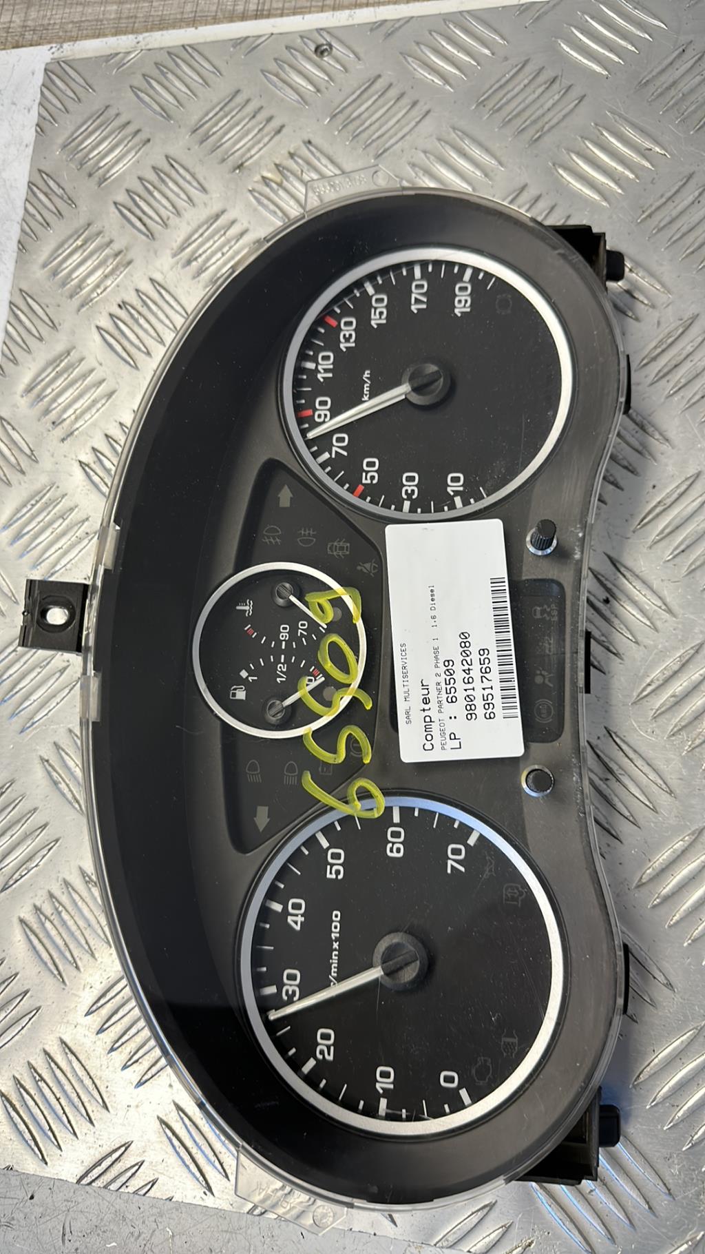 Compteur PEUGEOT PARTNER 2 PHASE 1 Diesel - 1