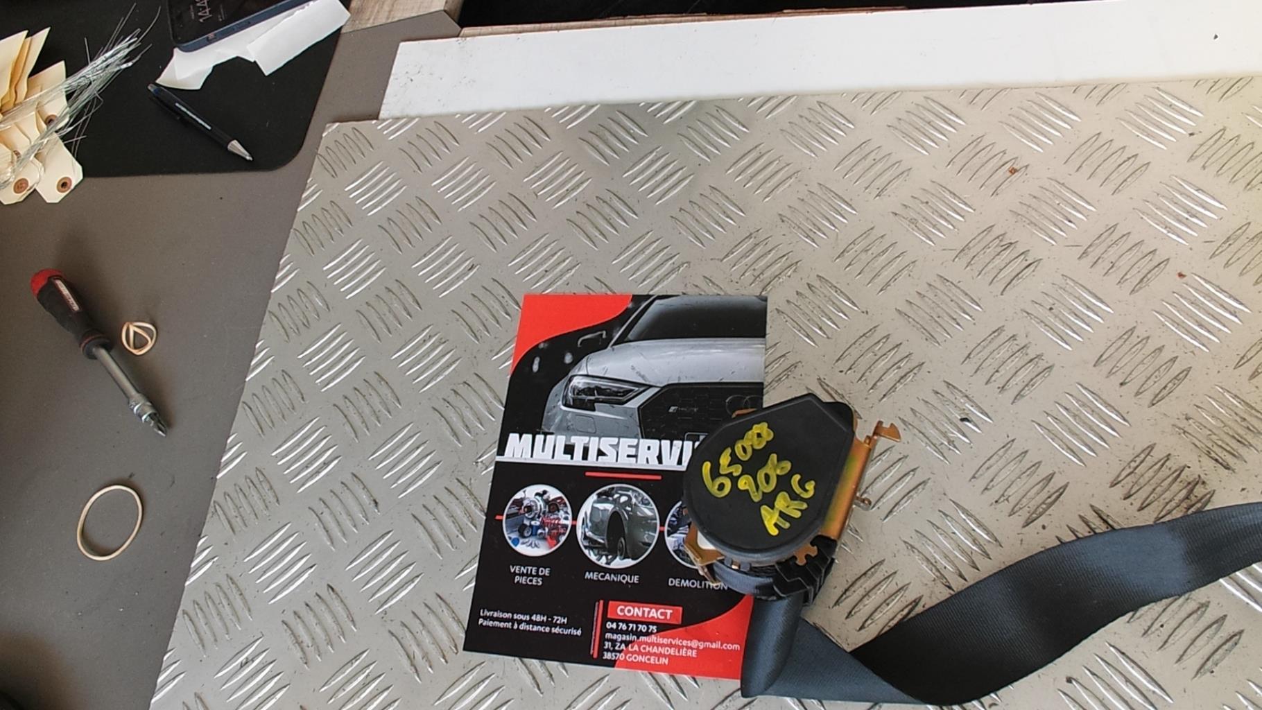 Cintura di sicurezza posteriore sinistra PEUGEOT 206 PHASE 2 CABRIOLET Gasolina - 1