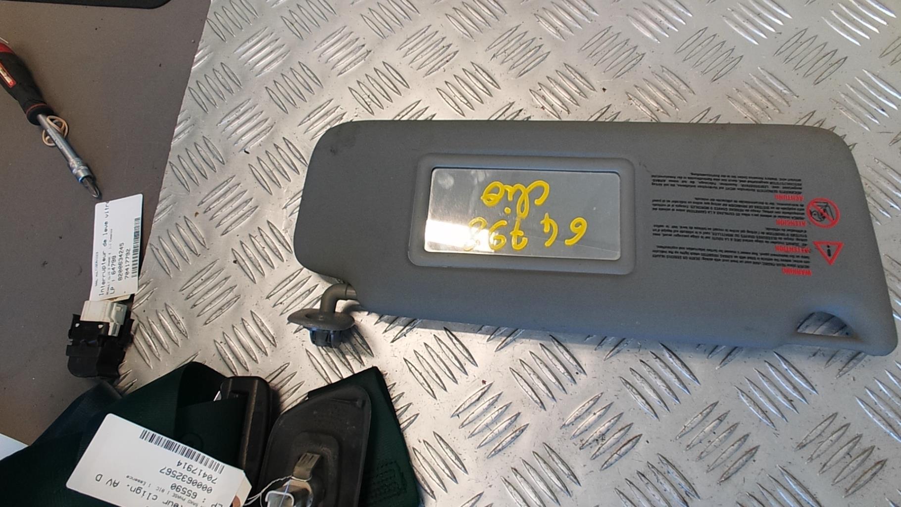 Visiera parasole destra RENAULT CLIO 2 PHASE 2 Gasolina - 1