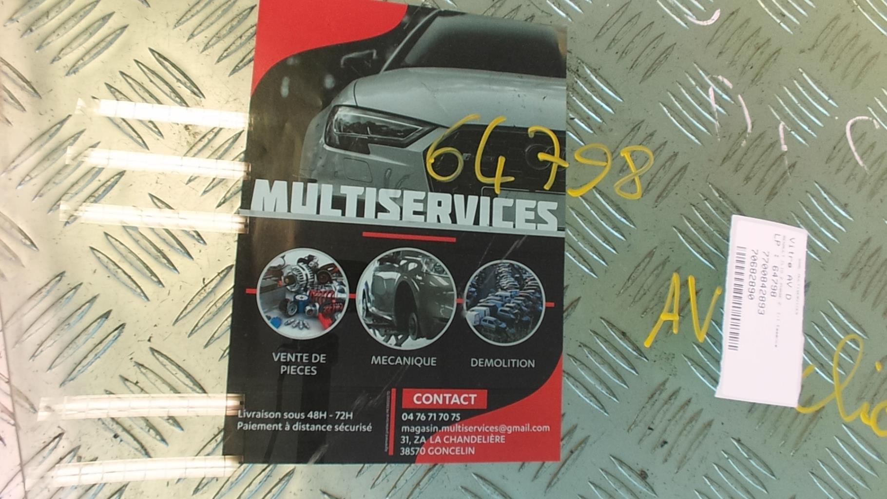 Vitre arriere droit RENAULT CLIO 2 PHASE 2 Essence - 1