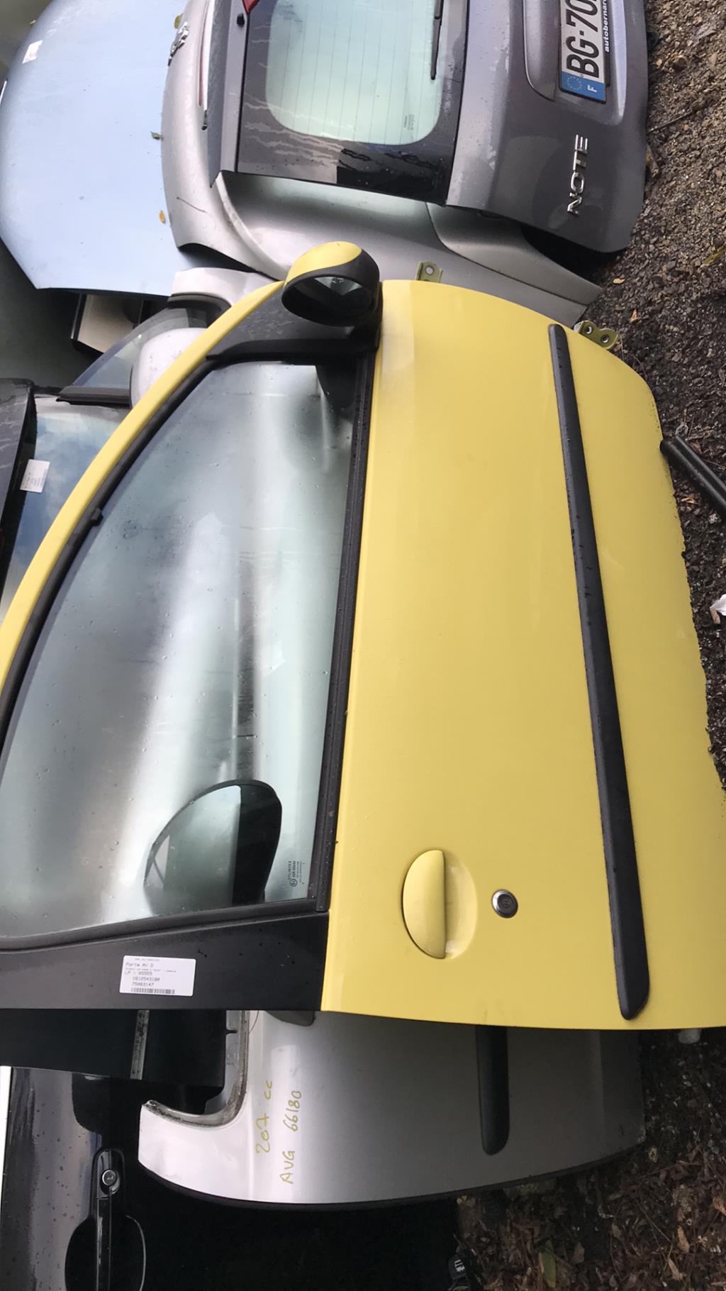 Portiera anteriore destra PEUGEOT 107 PHASE 2 Gasolina - 1