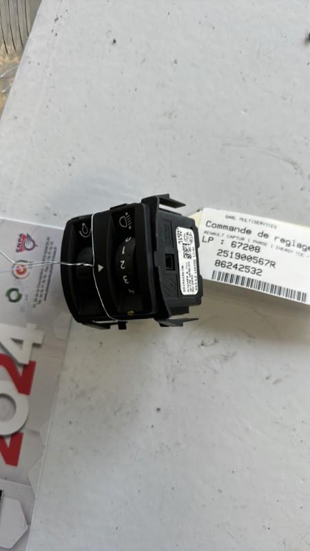 Commande de reglage hauteur de phare RENAULT CAPTUR 1 PHASE 1 Essence - 1