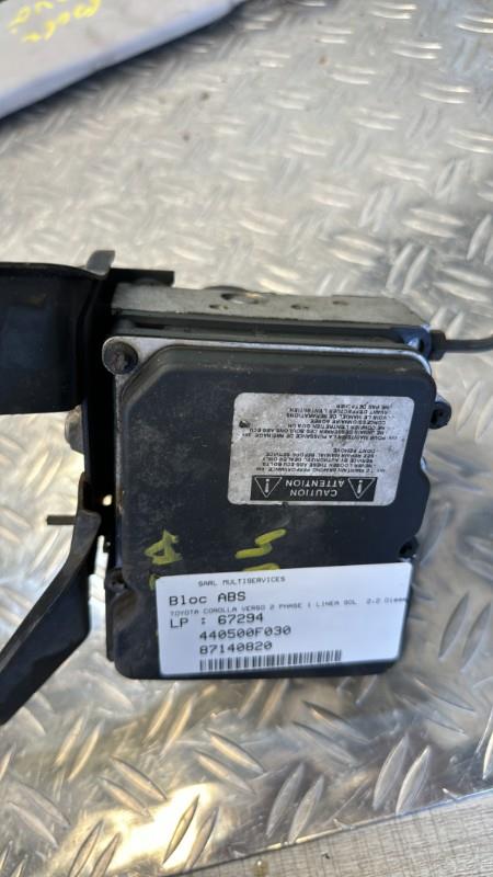 Blocco ABS (antibloccaggio freni) TOYOTA COROLLA VERSO 2 PHASE 1 Diésel - 1