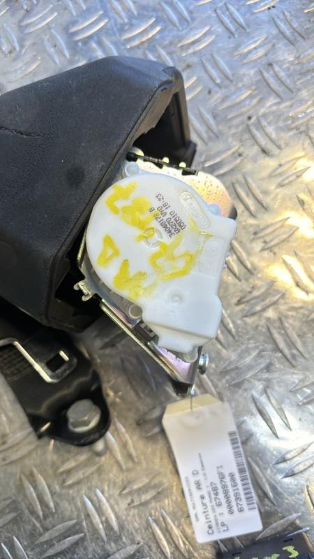 Cintura di sicurezza posteriore destra CITROEN DS3 PHASE 1 Gasolina - 1