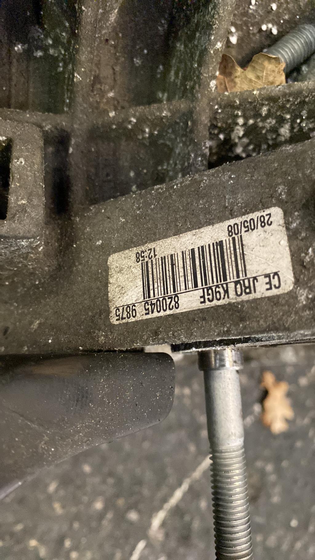 Boite de vitesses RENAULT GRAND MODUS PHASE 2 Diesel - 1