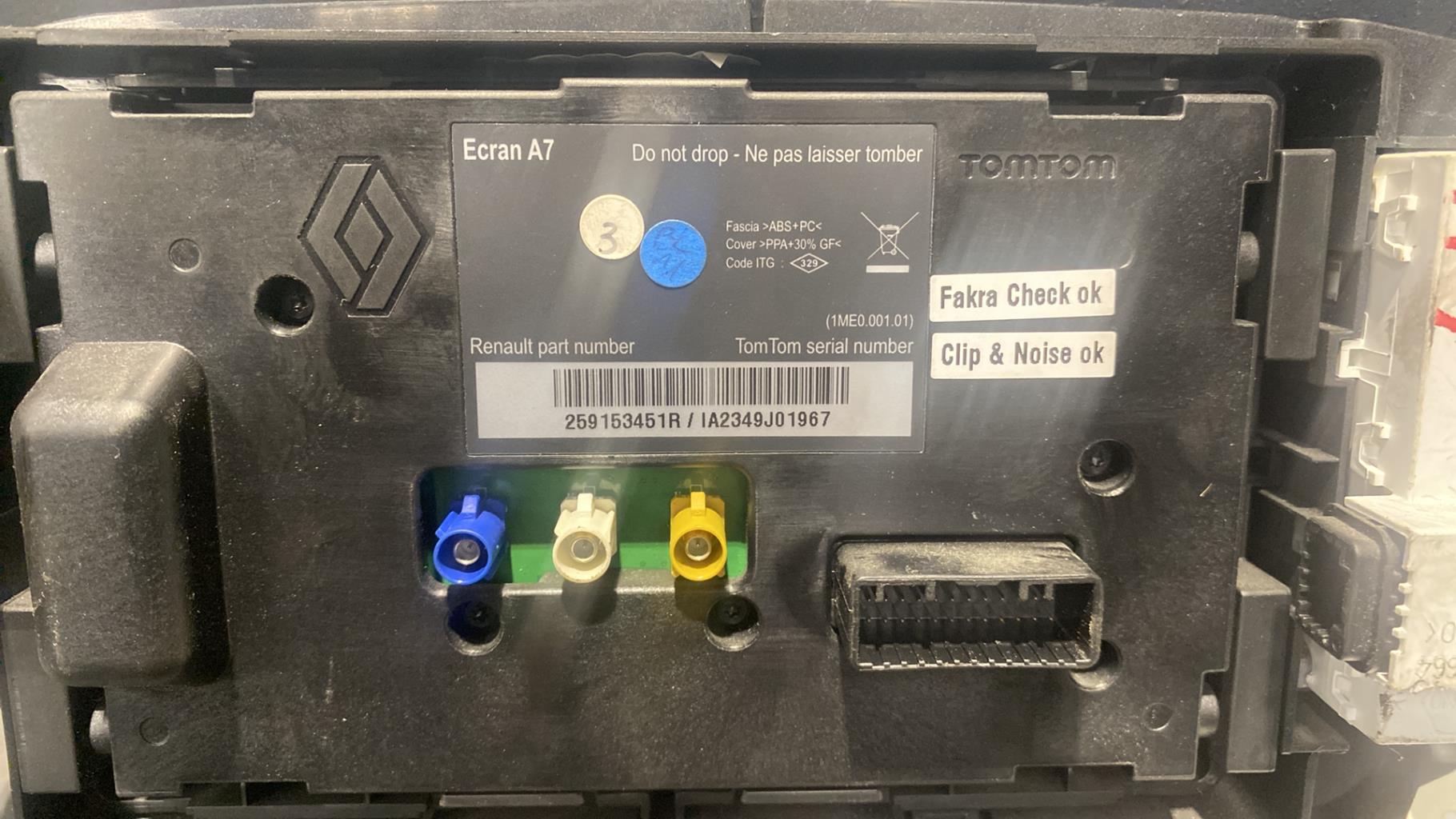 Ecran GPS RENAULT MEGANE 3 PHASE 1 Diesel - 1