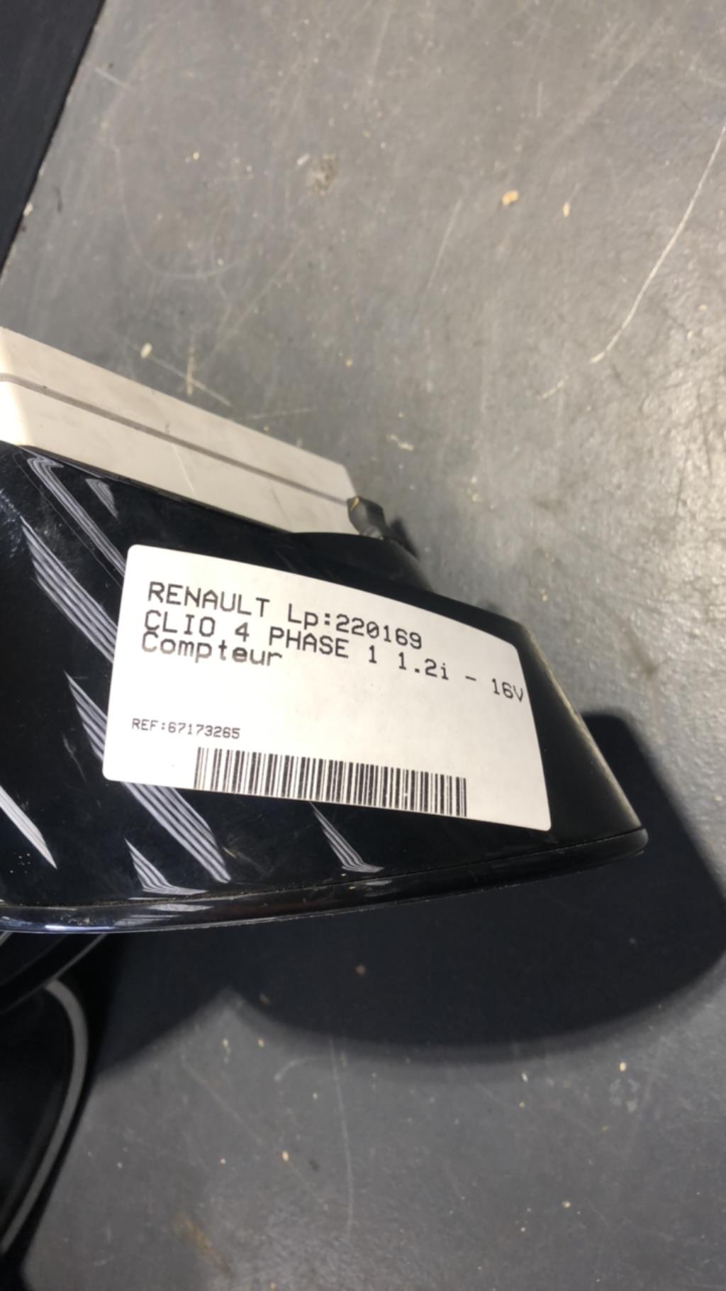 Compteur RENAULT CLIO 4 PHASE 1 Essence - 1