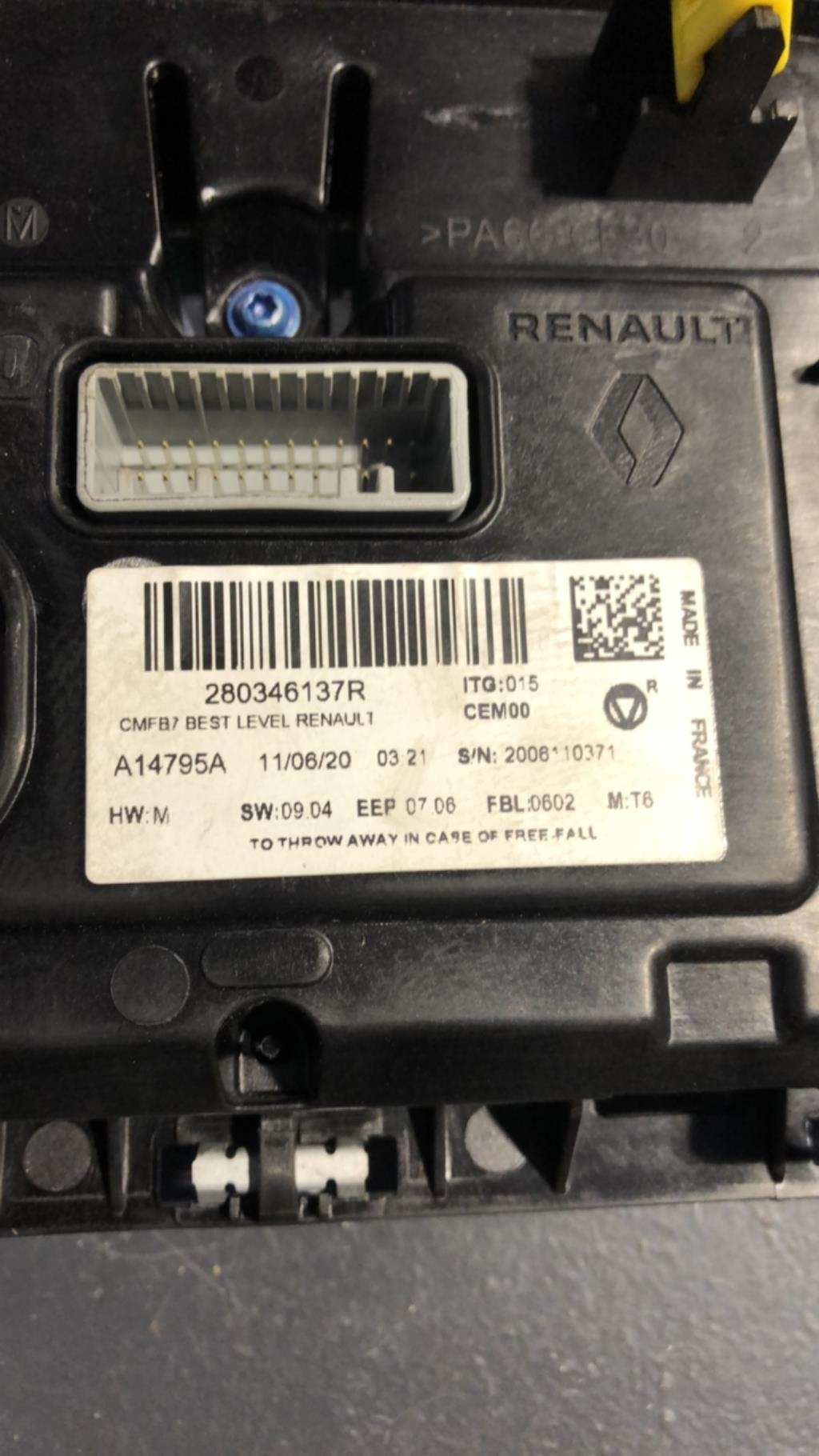Ecran GPS RENAULT CLIO 5 PHASE 1 Essence/GPL - 1