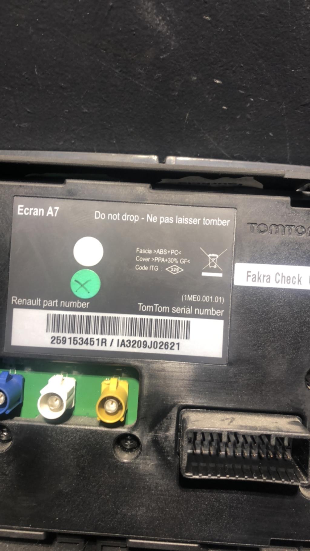 Ecran GPS RENAULT MEGANE 3 PHASE 1 Diesel - 1