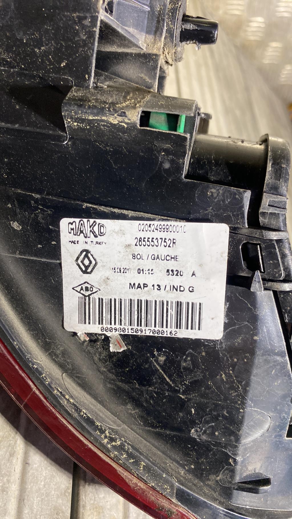 Feu arriere principal gauche (feux) RENAULT CLIO 4  - 1