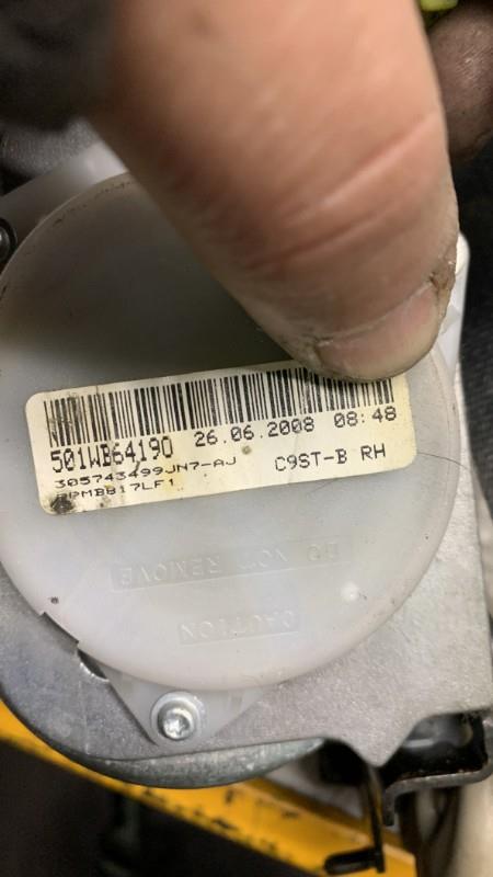 Ceinture avant droit NISSAN NOTE 1 PHASE 2 Diesel - 1