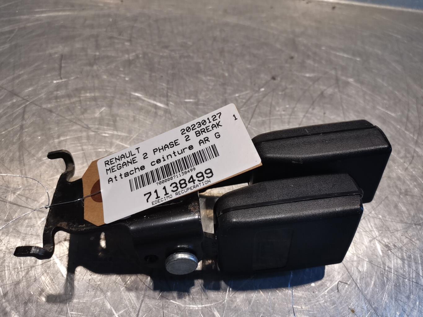 Aggancio cintura sicurezza posteriore sinistro RENAULT MEGANE 2 PHASE 2 BREAK Diésel - 1