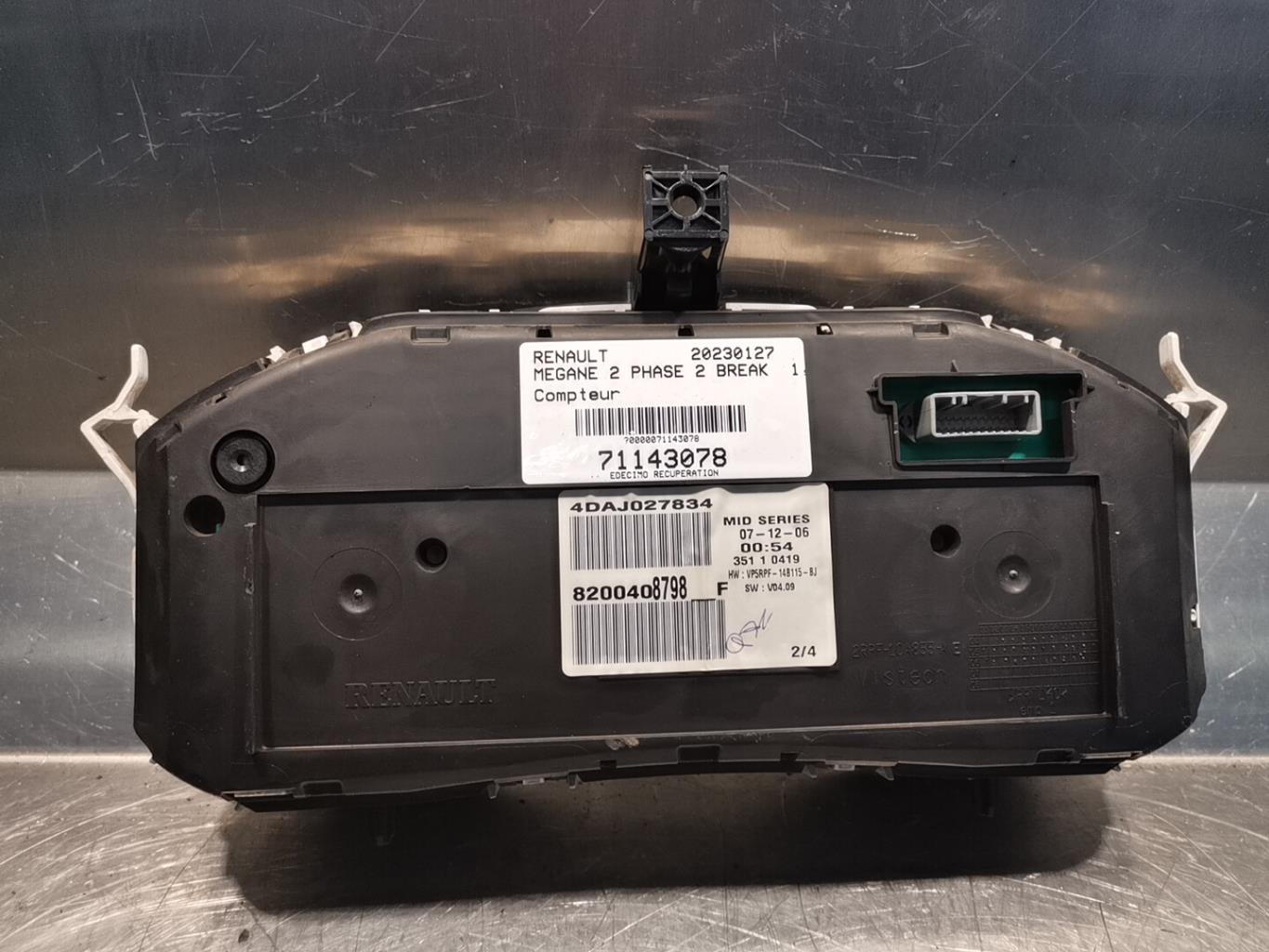 Compteur RENAULT MEGANE 2 PHASE 2 BREAK Diesel - 1