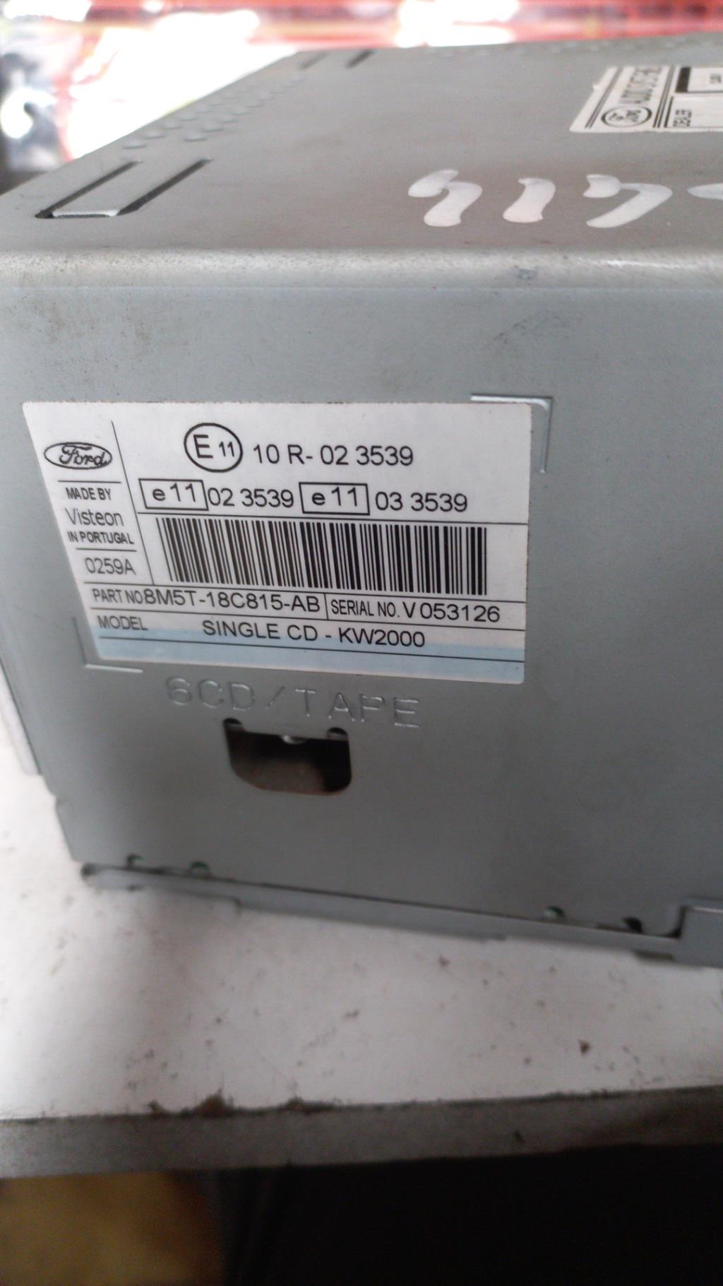 Autoradio d'origine FORD FOCUS 2 PHASE 2 Diesel - 1