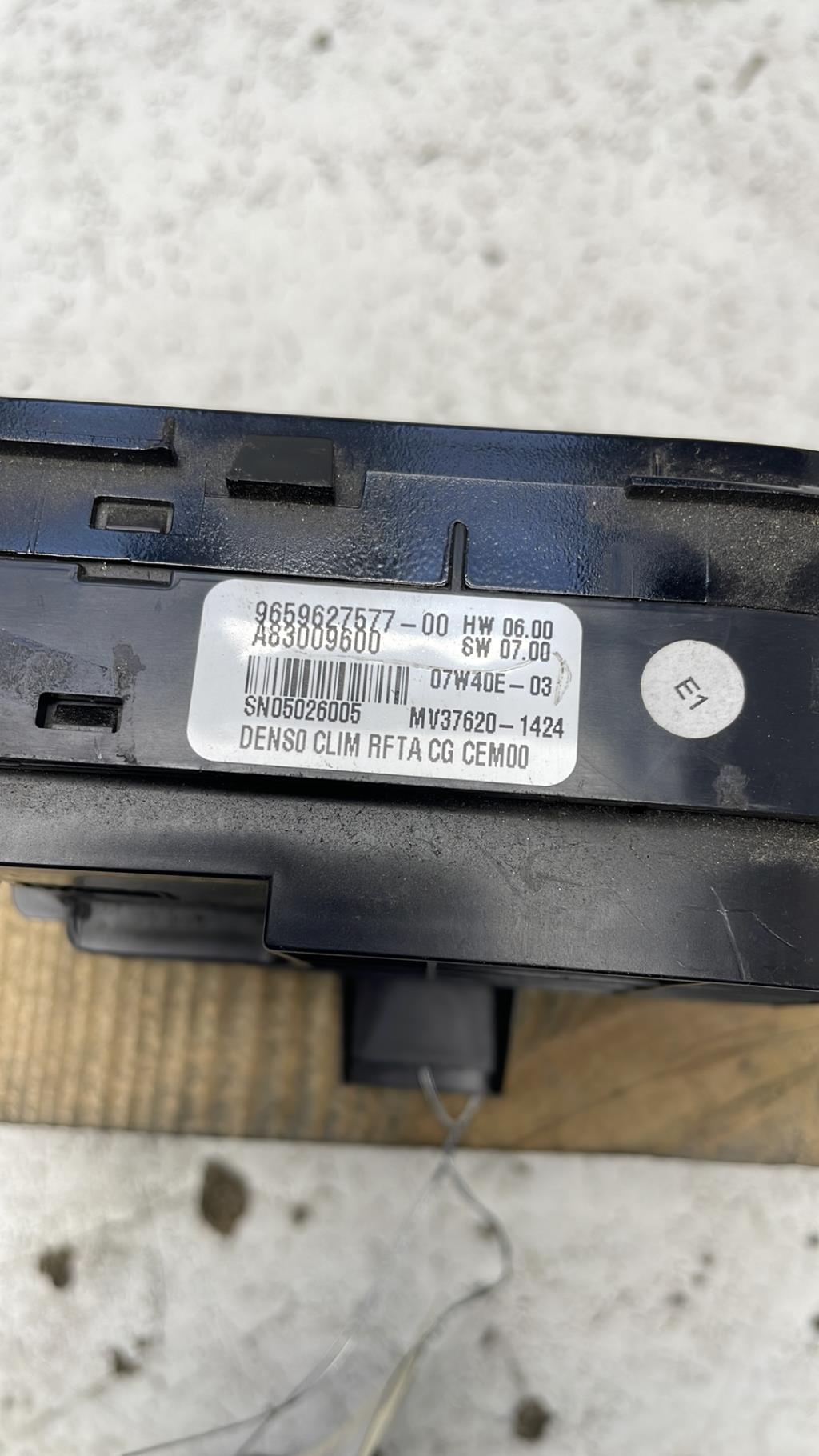 Commande chauffage CITROEN C4 GRAND PICASSO 1 Diesel - 1