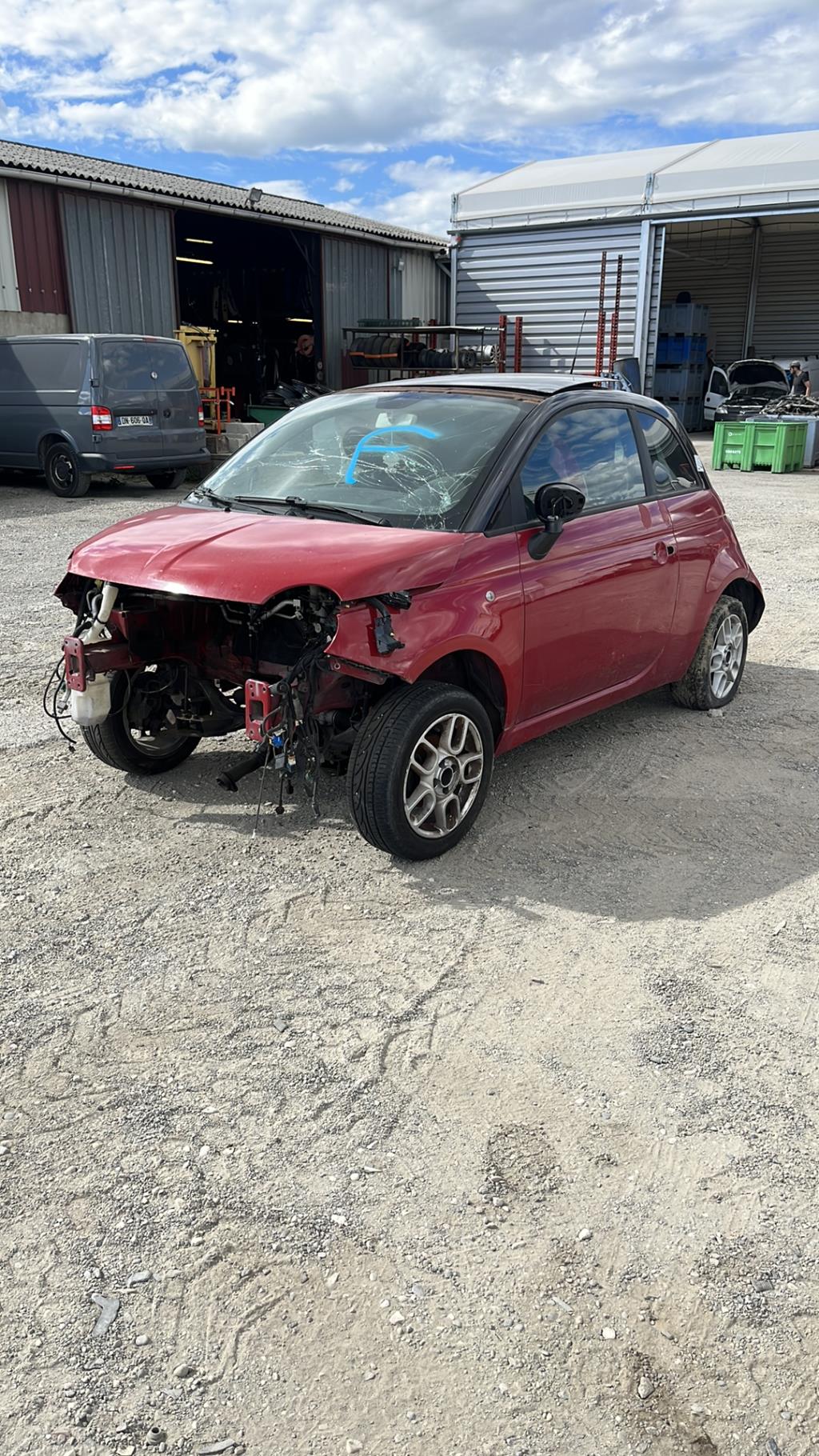 Vase de lave glace FIAT 500 2 PHASE 1 Diesel - 1