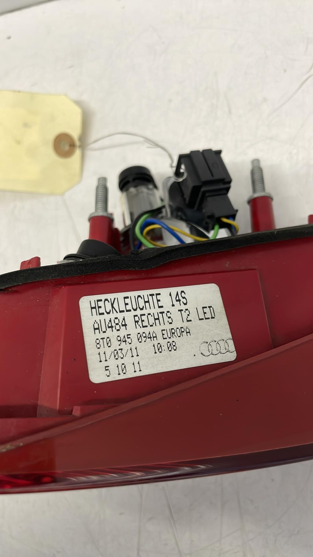 Feu arriere secondaire droit (feux) AUDI A5 1 SPORTBACK PHASE 1 Diesel - 1