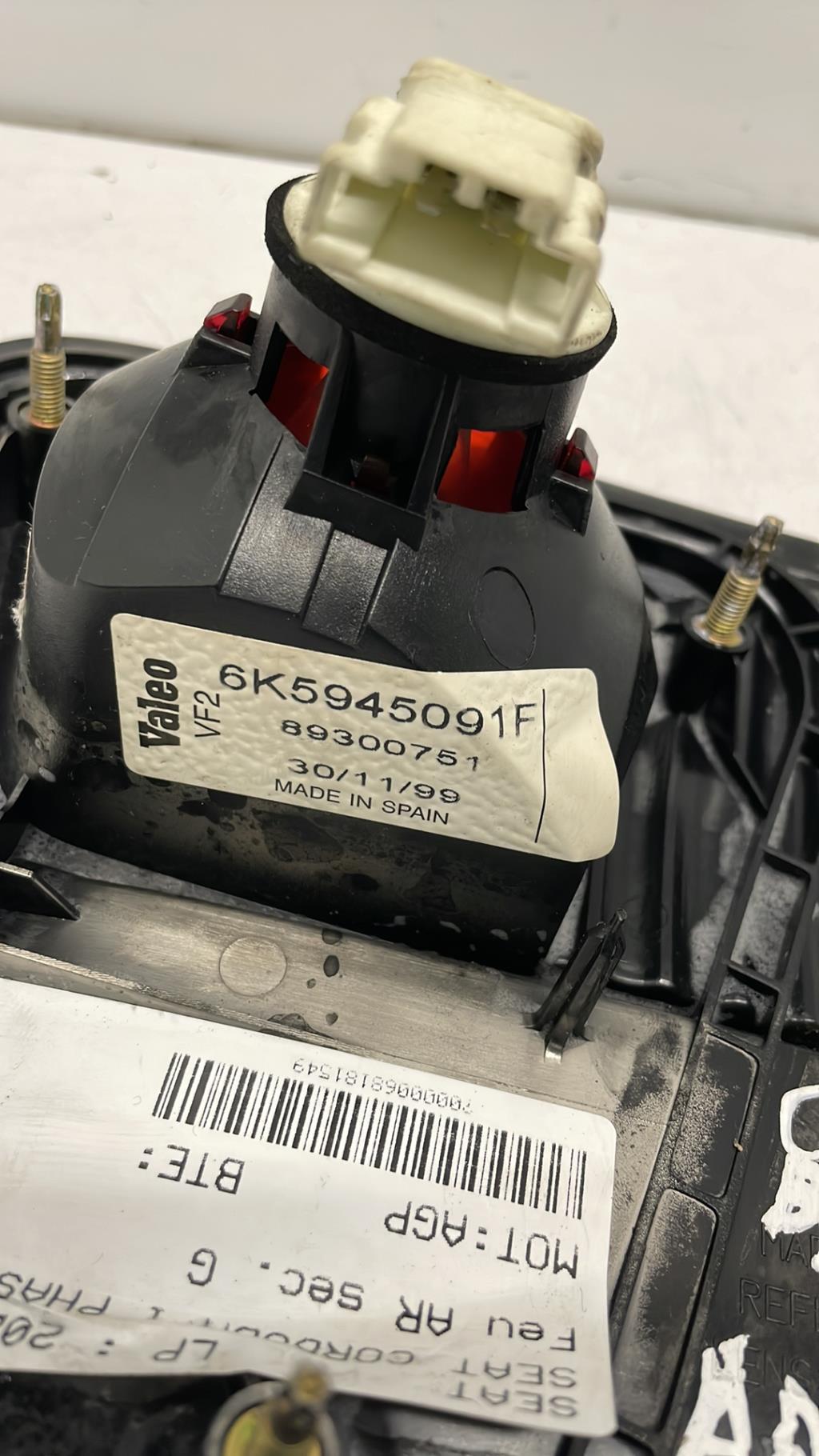 Feu arriere secondaire gauche (feux) SEAT CORDOBA 1 PHASE 2 Diesel - 1