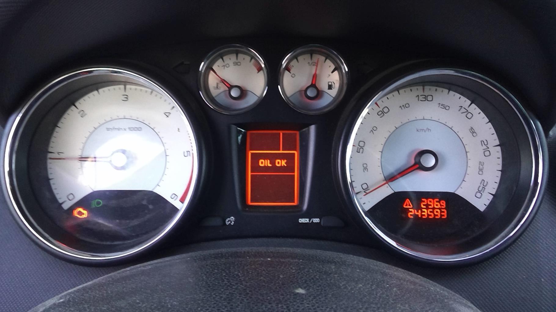 Compteur PEUGEOT 308 1 PHASE 1 CABRIOLET Diesel - 1