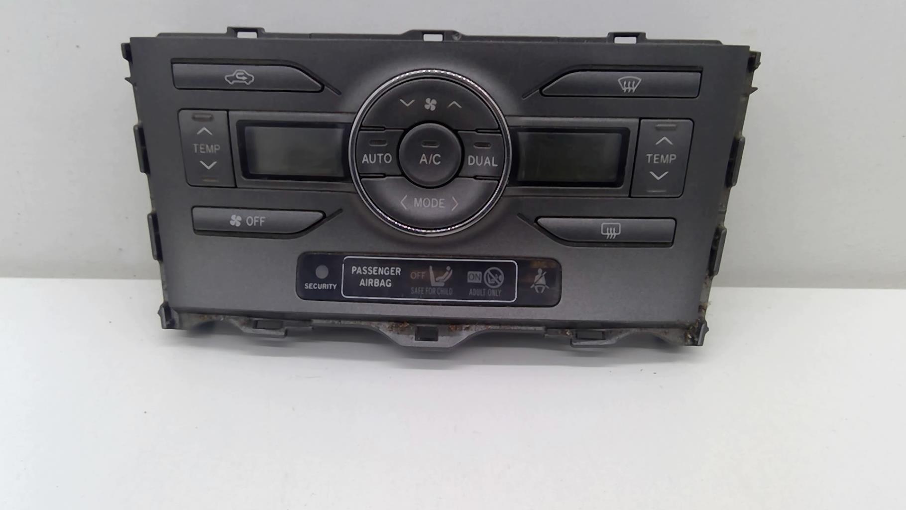 Commande chauffage TOYOTA AURIS 1 PHASE 1 Diesel - 1