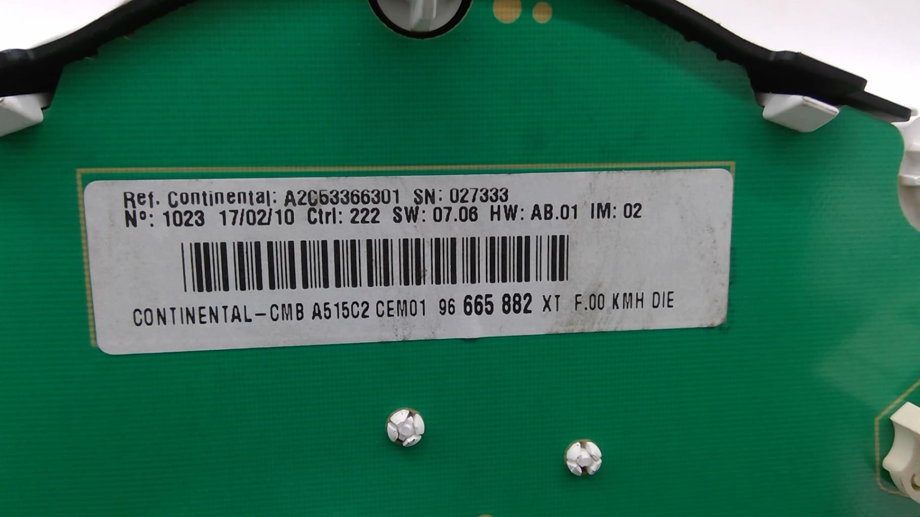 Compteur CITROEN C3 2 PHASE 1 Diesel - 1