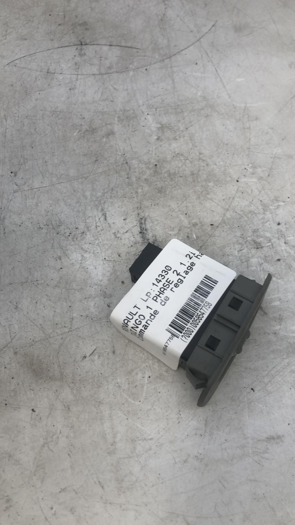 Commande de reglage hauteur de phare RENAULT TWINGO 1 PHASE 2  - 1