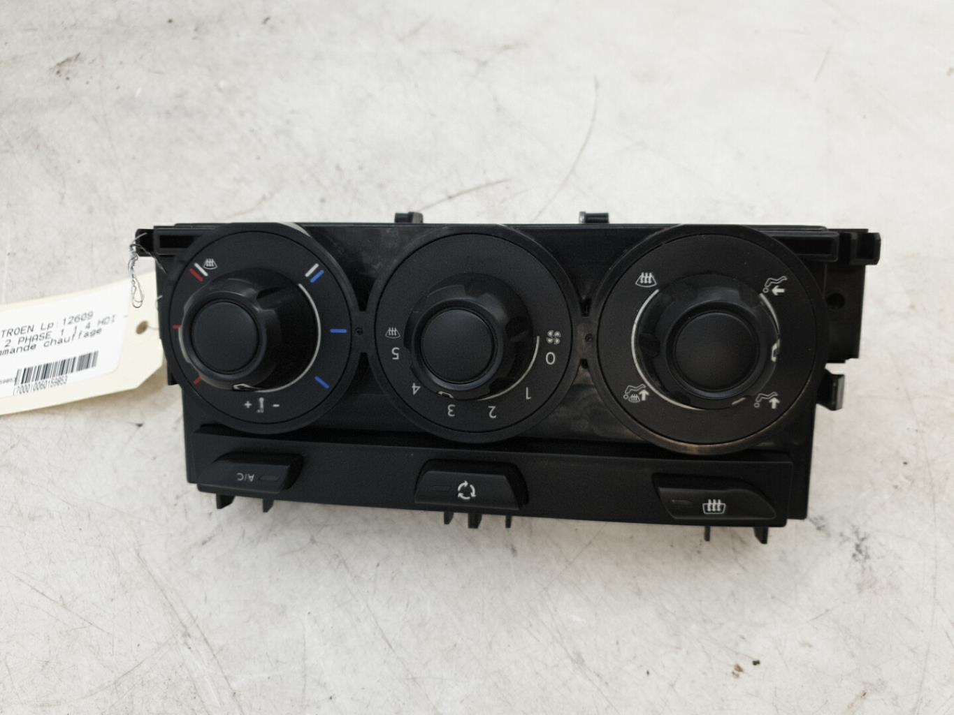 Commande chauffage CITROEN C3 2 PHASE 1  - 1