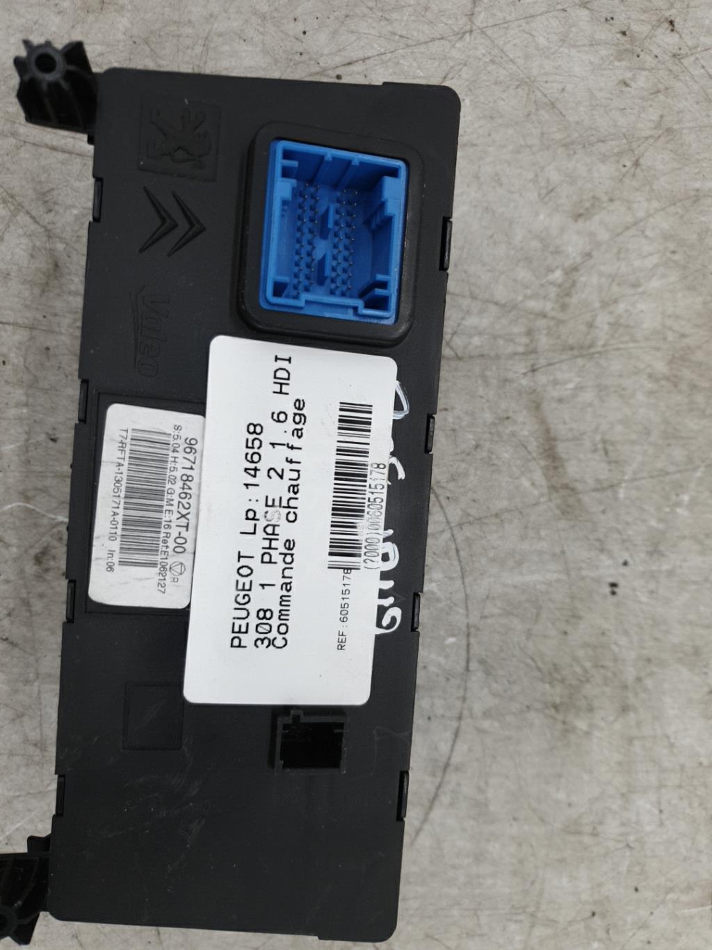 Commande chauffage PEUGEOT 308 1 PHASE 2 Diesel - 1