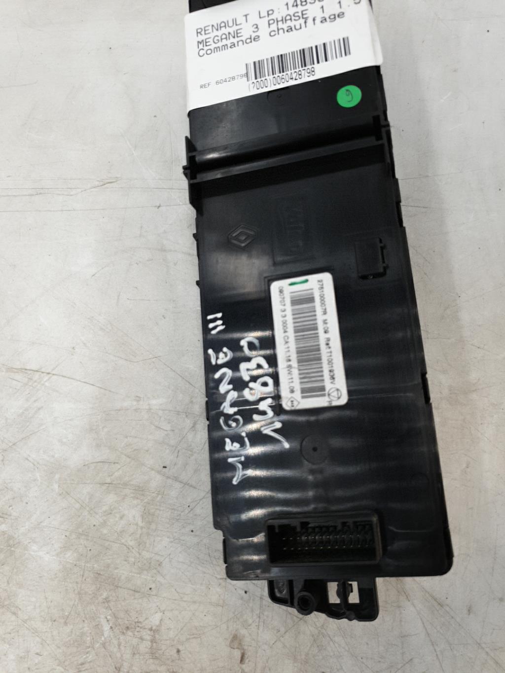 Commande chauffage RENAULT MEGANE 3 PHASE 1 Diesel - 1
