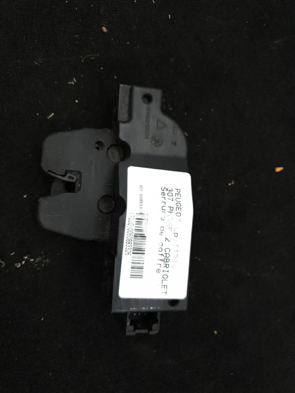 Serrure de coffre PEUGEOT 307 PHASE 2 CABRIOLET  - 1