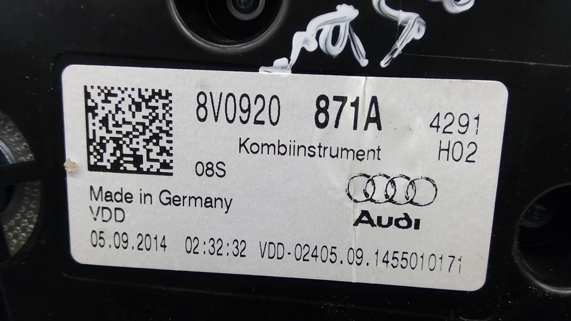 Compteur AUDI A3 3 SPORTBACK PHASE 1 Diesel - 1