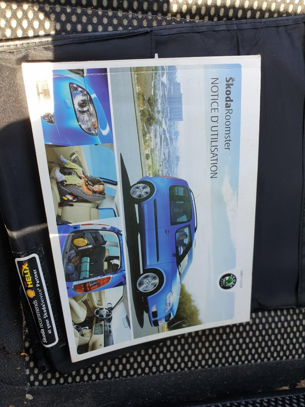 Notice d'utilisation SKODA ROOMSTER PHASE 1 Diesel - 1
