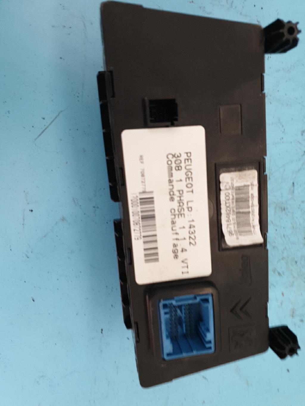 Commande chauffage PEUGEOT 308 1 PHASE 1 Essence - 1