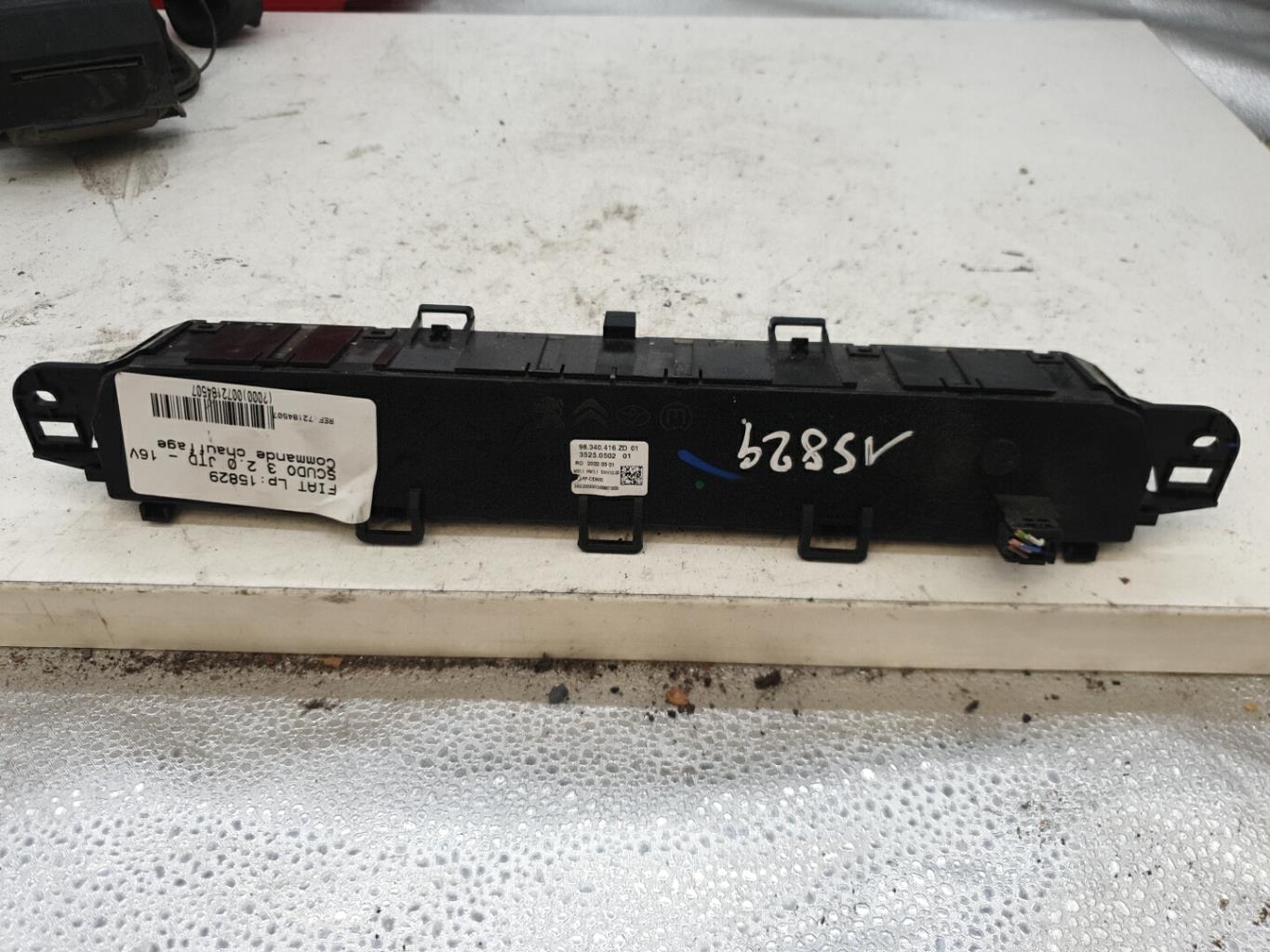 Commande chauffage FIAT SCUDO 3  - 1