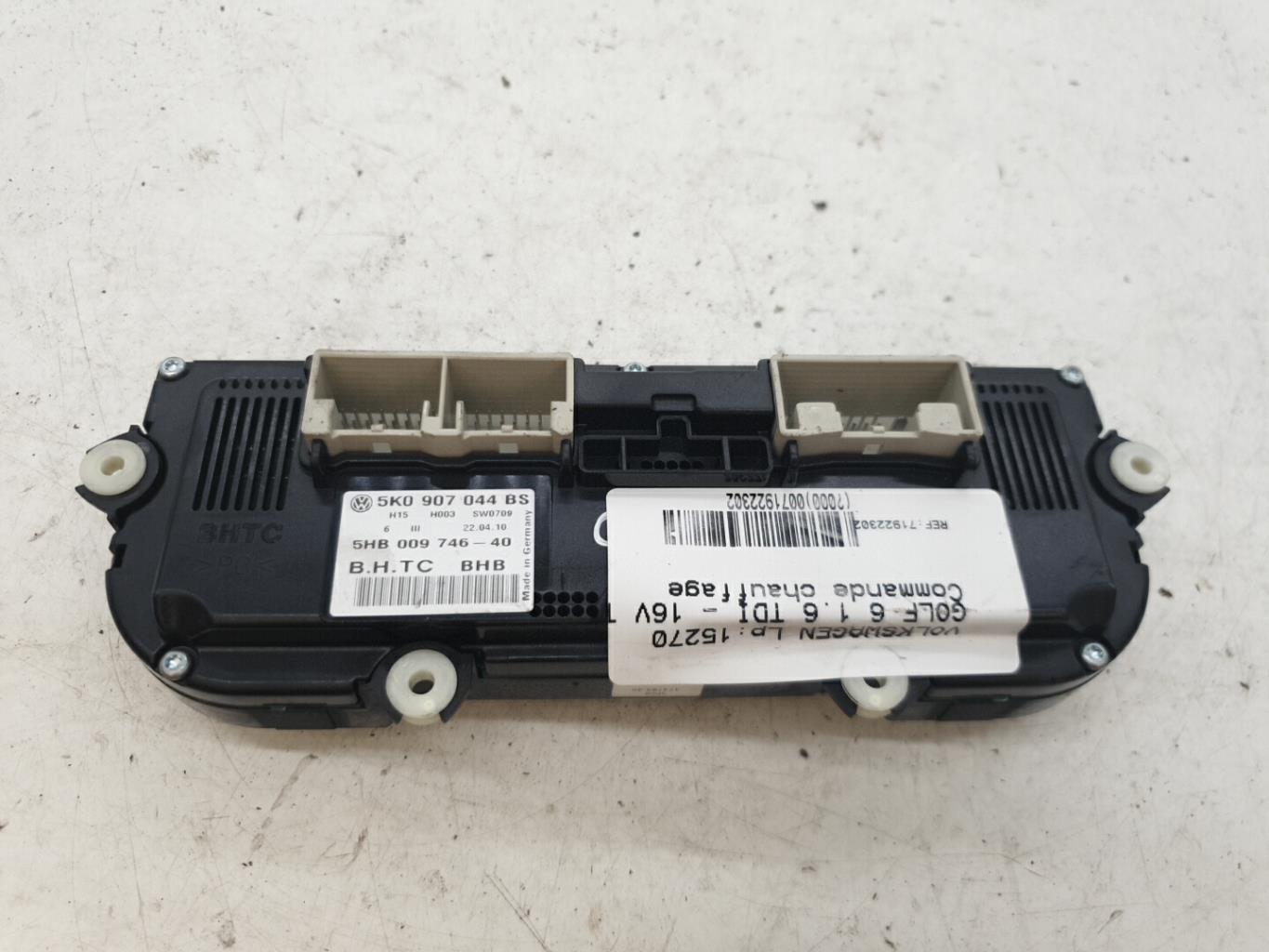 Commande chauffage VOLKSWAGEN GOLF 6 Diesel - 1