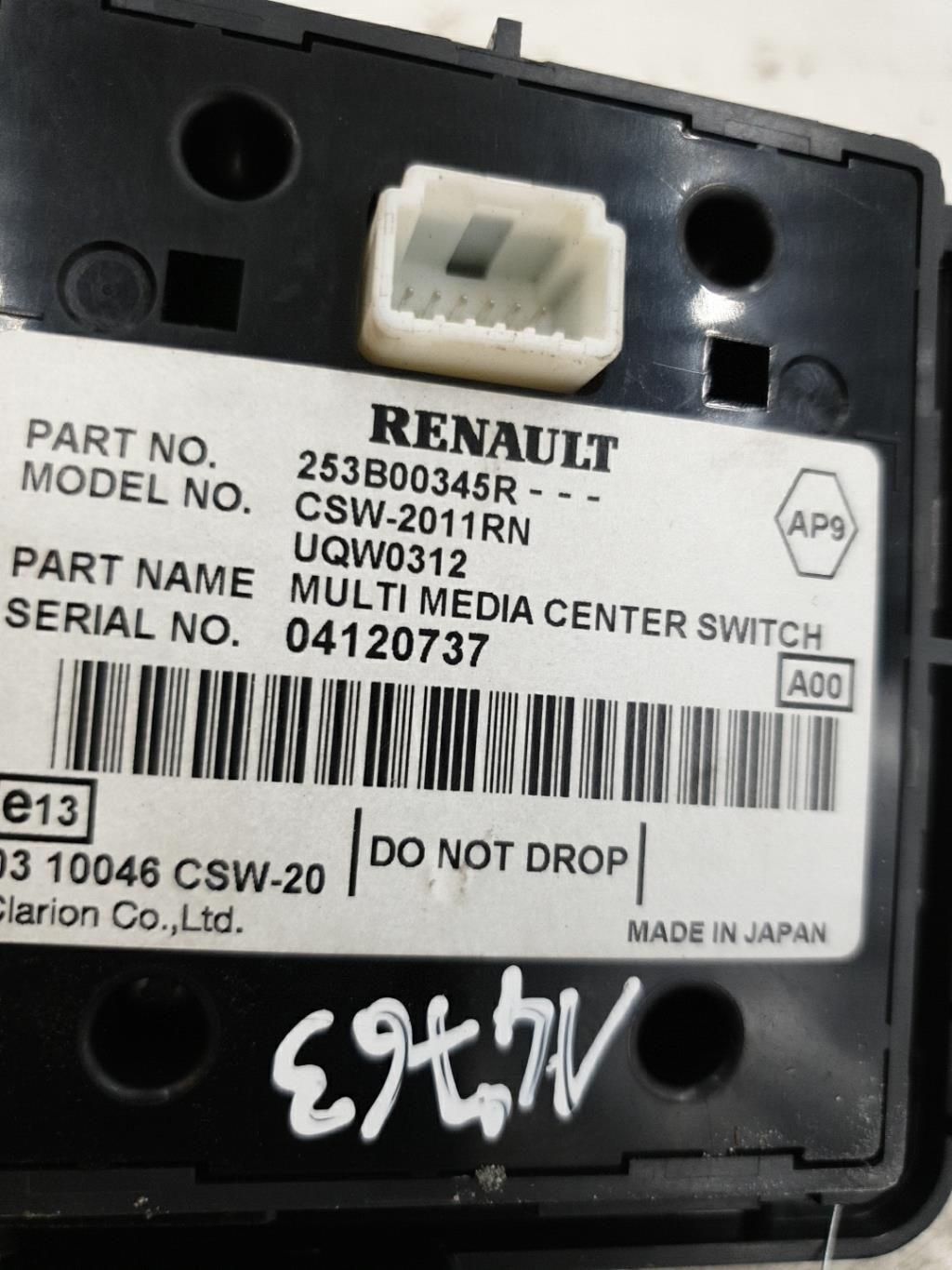 Commande GPS RENAULT MEGANE 3 PHASE 1 Diesel - 1