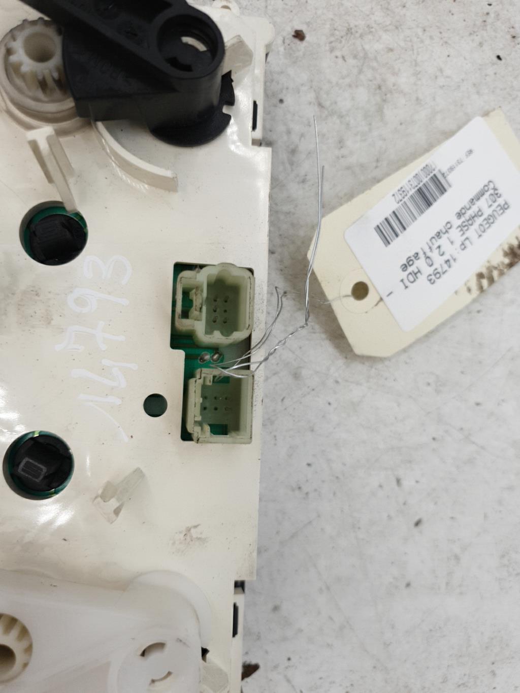 Commande chauffage PEUGEOT 307 PHASE 1 Diesel - 1
